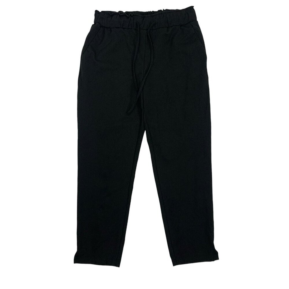 Joie Women Medium‎ Black Jogger Pants Pull On Casual Lounge Workwear